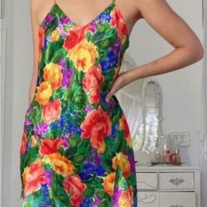 VNTG ‘90’s Victoria's Secret Floral slip dress